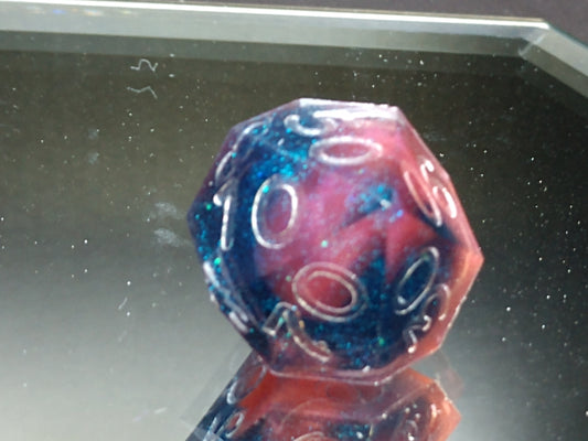 pink swirl % d10