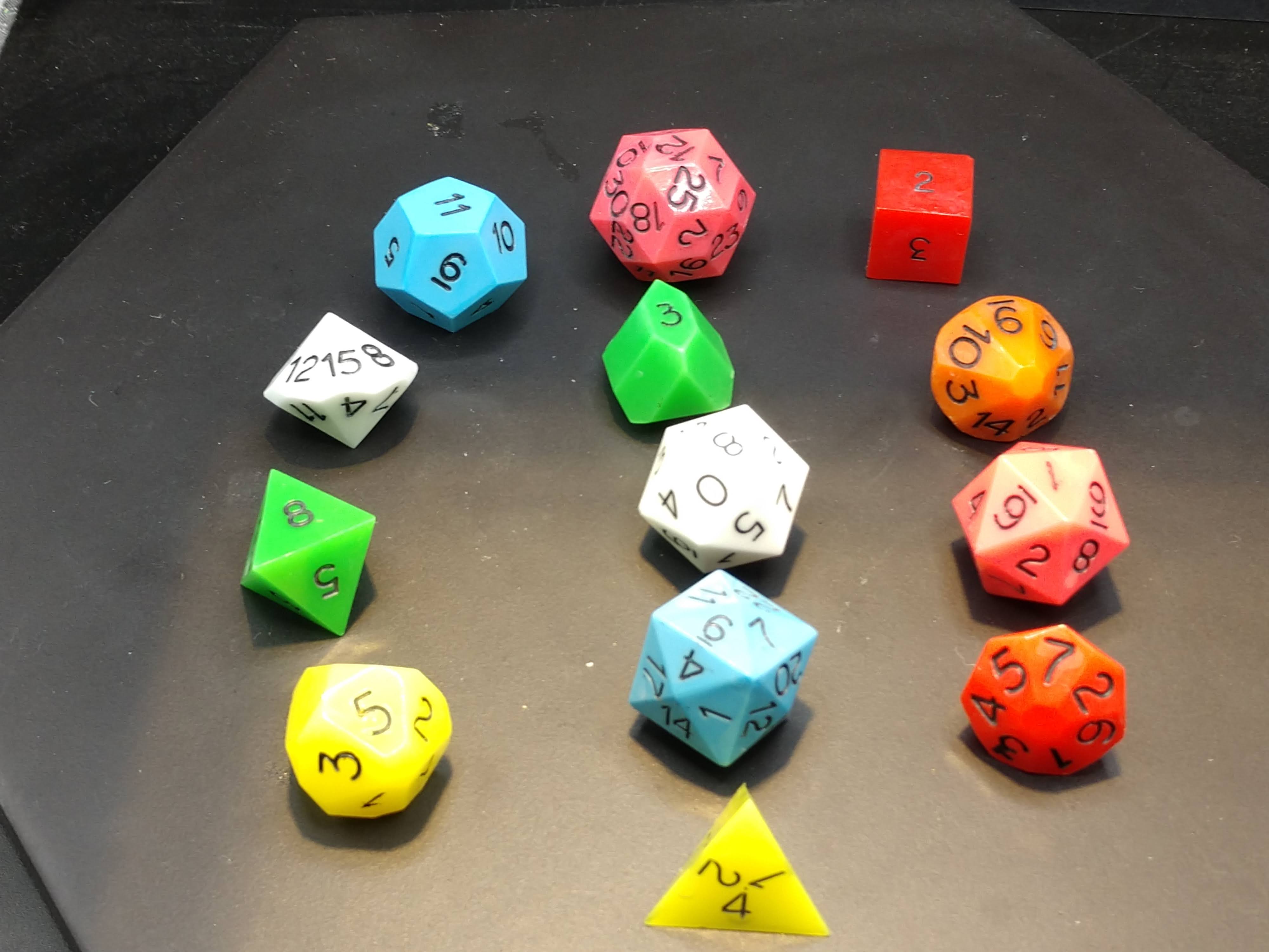 Dice Chain Holmes Gonzo dice chain set D – Threshold Diceworks